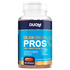 Imagem de DUOM PROS ABóBORA LICOPENO SELêNIO ZINCO VITAMINA E 60 CáPSULAS SAúDE MASCULINA - DUOM 