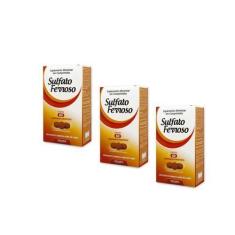 Imagem de Kit 3 Suplemento Alimentar Sulfato Ferroso 60Cpr Arte Nativa