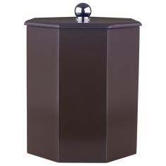 Imagem de Lixeira Para Banheiro Marrom Fosco 6,2L