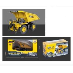 Imagem de Brinquedo Miniatura Caminhão Basculante Veículo Engenharia Huina - Toy