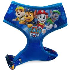 Imagem de Coleira Roupinha Colete Peitoral Patrulha Canina para Cachorro Chalesco Paw Patrol Azul