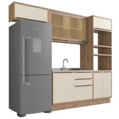 Imagem de Cozinha Modulada Pequena Herval Ten, 4 Peças 100% MDF, 270 cm