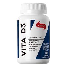 Imagem de Vitamina D - Vita D3 2000ui - 60 Caps Vitafor Original