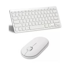 Imagem de Teclado + Mouse Bluetooth Slim Para Tablet Galaxy A9 8.7 Polegadas - F