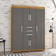Imagem de Guarda Roupa 6 Portas Capitiva Nature Alasca