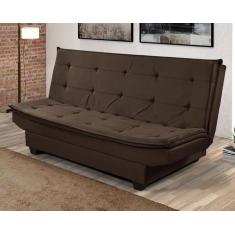 Imagem de Sofá Cama Quarto 3 Estágios De Regulagem Pé Madeira - Luchi Estofados