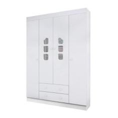 Imagem de Guarda Roupa 4 Portas Livia Branco - Phoenix - Phoenix Baby