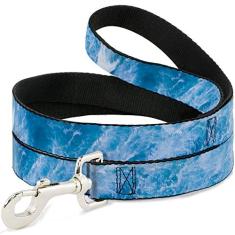 Imagem de Coleira para cães Ocean Vivid White Wash 1,0 m de comprimento 2,5 cm de largura