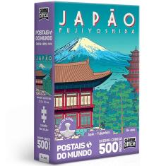 Imagem de Quebra Cabeca Postais Do Mundo Japao Nano 500 Pecas Toyster