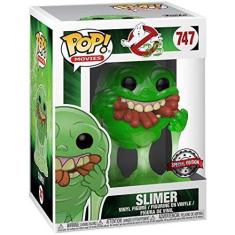 Imagem de Funko Pop! Filmes: Caça-Fantasmas - Slimer with Hot Dogs (Translucent) Exclusivo
