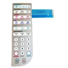 Imagem de Membrana Teclado Microondas Electrolux MEF41Y Flat Azul