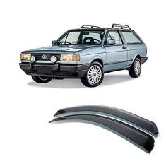 Imagem de Calha de Chuva Volkswagen Parati G1 1987 a 1995 2 Portas TG Poli Defletor Portas Protetor Janelas
