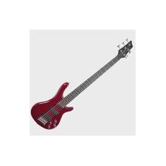 Imagem de Contrabaixo Elétrico Ativo 5 Cordas Gb205a Mr Metallic Red Giannini