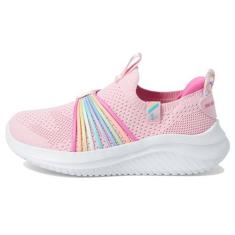 Imagem de Skechers Tênis feminino Ultra Flex 3.0, Rosa/Multi, 1 Little Kid