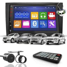 Imagem de Kit Central Multimidia Som Automotivo Mp5 2 Din Espelhamento Bluetooth