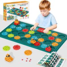 Imagem de Jogos de tabuleiro STEM, brinquedos educativos e didáticos, quebra-cab