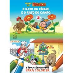 Imagem de Livro - Turma da Mônica - Fábulas Ilustradas para Colorir - O Rato da 