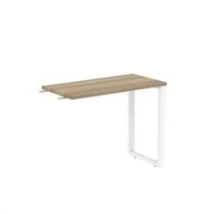 Imagem de Mesa Complemento 900x450mm Mcp90/45p25tub Noce/Branco
