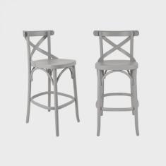 Imagem de Conjunto 2 Banquetas X Texas Laqueado Gamma Móveis