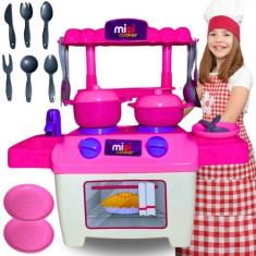 Imagem de Fogão de brinquedo Mini Cooker BStoys Brinquedo de cozinha Acessórios 