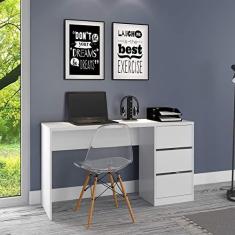 Imagem de Mesa p/Escritório 3 Gavetas Officie - Atualle Móveis