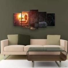 Imagem de Quadro Decorativo Túmulo De Jesus Vazio 129x61 Quarto Sala