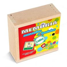 Imagem de Brinquedo Educativo Memória Masculino E Feminino MDF 40 Peças - CARLU