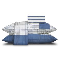 Imagem de Jogo De Cama Solteiro Estampado Masculino Box Masoala Sultan