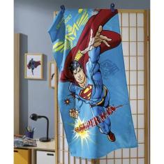 Imagem de Toalha De Banho Infantil 100% Algodão Superman 1,30X70Cm