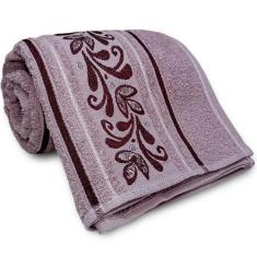 Imagem de Toalha de Banho Karsten Softmax 100% Algodão - Barra em Floral Grossa 