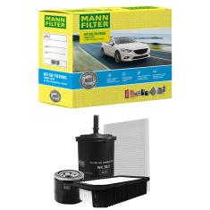 Imagem de Kit Filtro Hyundai HB20 1.6 12V 2013 a 2019 MANN-FILTER SP 11063-4