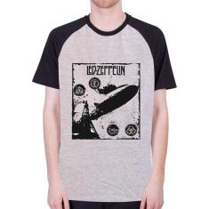 Imagem de Camiseta Raglan Bandas Rock - Led Zeppelin - 100% Algodão