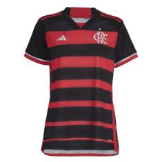 Imagem de Camisa Torcedor Flamengo I 2024 Adidas - Feminina