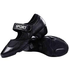 Imagem de Tênis de dança feminino respirável Jazz Lady atlético caminhada sapatos casuais de verão