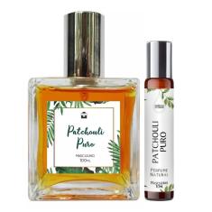 Imagem de Kit Perfume Patchouli Puro 100Ml Masc. + Spray Portátil 10Ml