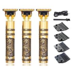 Imagem de Kit com 3 Hair Trimmers  Dragao Dourado - DESERT ECOM, Bivolt