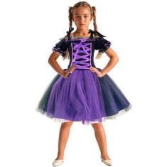Imagem de Fantasia Bruxinha Infantil de Luxo Halloween - Fantasias Carol CM, Pre