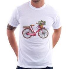 Imagem de Camiseta Bicicleta Vintage Romântica - Foca Na Moda