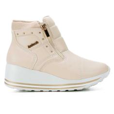 Imagem de Tênis Feminino Abotinado Cano Médio Anabela Tule Dust Kolosh C1411A-0003-Feminino