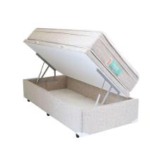 Imagem de Cama Box Baú com Colchão Solteiro Americano Epeda Blues Top Visco - 096x203