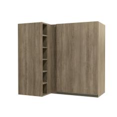 Imagem de Armário Aéreo p/ Cozinha Canto Maxxi G768 c/ 1 Porta 98cm Nogal - Kappesberg