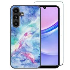 Imagem de Ranyi Capa para Troomi Phone Pro com protetor de tela, capa Troomi Phone Pro, estampa de mármore celeste, ultrafina, TPU com protetor de tela, capa de silicone para Troomi Phone Pro (2024 6,5