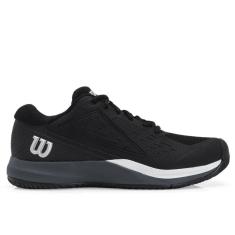 Imagem de Tênis Wilson Rush Pro Ace All Curt Preto Cinza a Branco