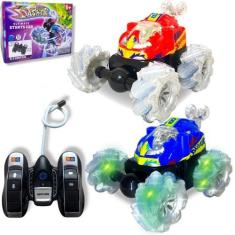 Imagem de Carrinho De Controle Remoto Maluco Gira 360 Com Luz - Europio