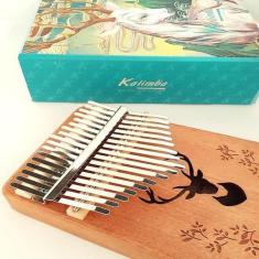 Imagem de Piano De Dedo 17 Teclas Kalimba Instrumento Africano - Falcon