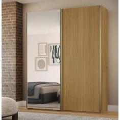 Imagem de Guarda-roupa Raffinato 2 Portas 1 Espelho Freijó