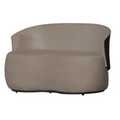 Imagem de Sofá 2 Lugares Beatriz Com Composê Material Sintético Preto Suede Capp