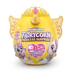Imagem de Pelúcia Rainbocorns Princesa Fada Surpresa Serie 6 Grande Tiara Dourad