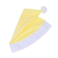 Imagem de 1pc forro de pelúcia chapéu de papai noel unissex chapéu de natal para chapéu crianças anão gnome chapéu santa1178 (Color : Yellow, Size : Size 1)