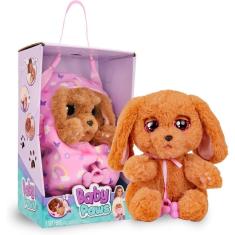 Imagem de Pelúcia Baby Paws Cocker com Bolsinha - Multikids
